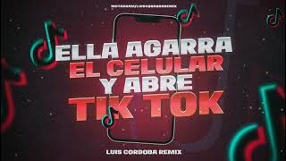 ELLA AGARRA EL CELULAR Y ABRE TIK TOK REMIX - KALEB DI MASI , LUIS CORDOBA REMIX