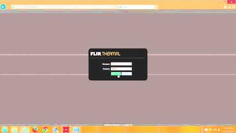 Setting Date and Time of a FLIR TCX Camera Using a Web Interface