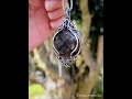 🖤Hildr🤎 andalusite chiastolite fair cross gebo rune crystal sterling silver handmade talisman