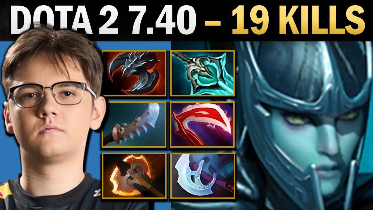 Phantom Assassin — профессиональный керри с Disperser и 19 убийствами — геймплей Dota.