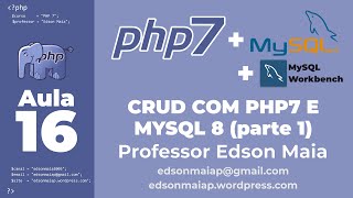 PHP 7 Course Lesson 16 CRUD with PHP 7 and MySQL 8 Part 1