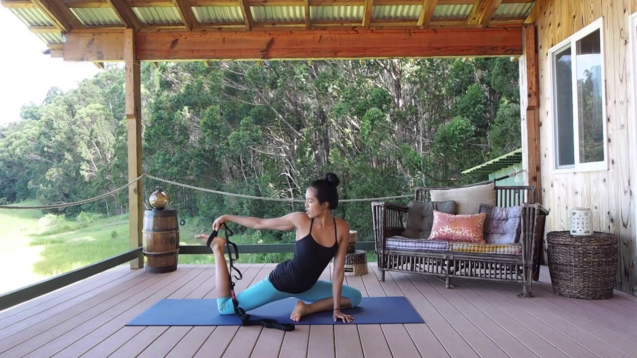 yoga-evo-stretching-strap-pigeon-pose-youtube