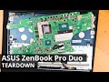 Asus zenbook pro duo ux581 disassembly and teardown