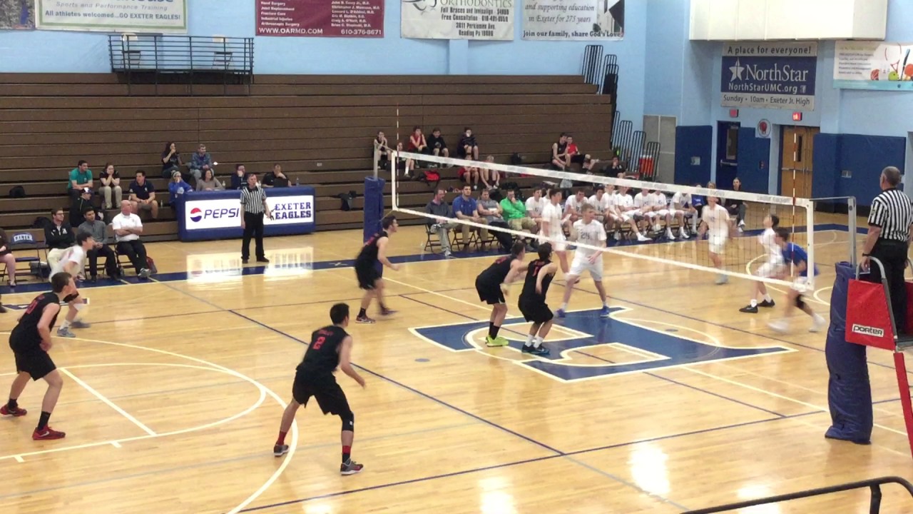 2017 Hempfield HS Boys Volleyball, Varsity at Exeter, 2 of 3, 3 30 2017