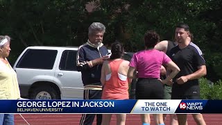 George Lopez in movie shooting in Jackson