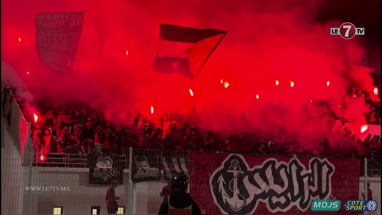 جمهور أولمبيك آسفي يشعل مدرجات العربي الزاولي بكركاج رائع