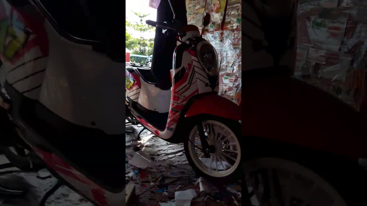 Proses Pasang Decal Scoopy Fi By EFANDSTICKER YouTube