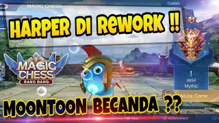 COMMANDER HARPER UPDATE MAGIC CHESS TERBARU - MOONTON BECANDA ??