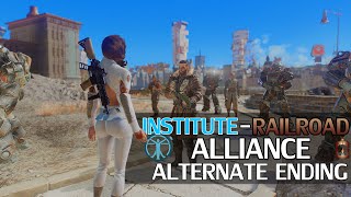 Fallout 4 - Subversion - The Institute-Railroad Alliance Alternate Ending - Spare All the Factions