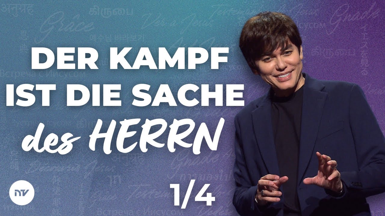 Der Kampf ist die Sache des Herrn 1/4 I Joseph Prince I New Creation TV Deutsch