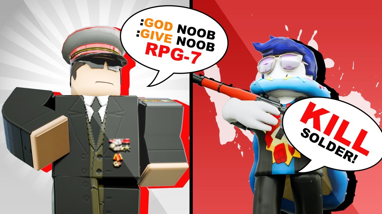I Gave A Random Noob Guns God Mode Roblox Military Simulator Youtube - roblox noob rpg