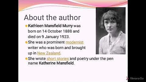 Summary of An Ideal Family by Katherine Mansfield