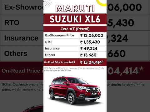 Suzuki Xl6 Car Price In India