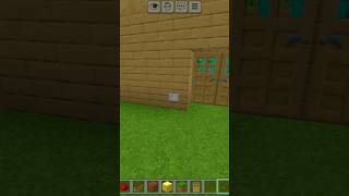 Minecraft Build Hacks ; Door Bell with Redstone #minecraft #gaming #shorts #viral