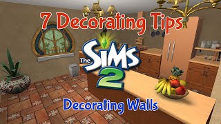 7 Tips to Make Walls Less Boring! The Sims 2 Decorating Tutorial