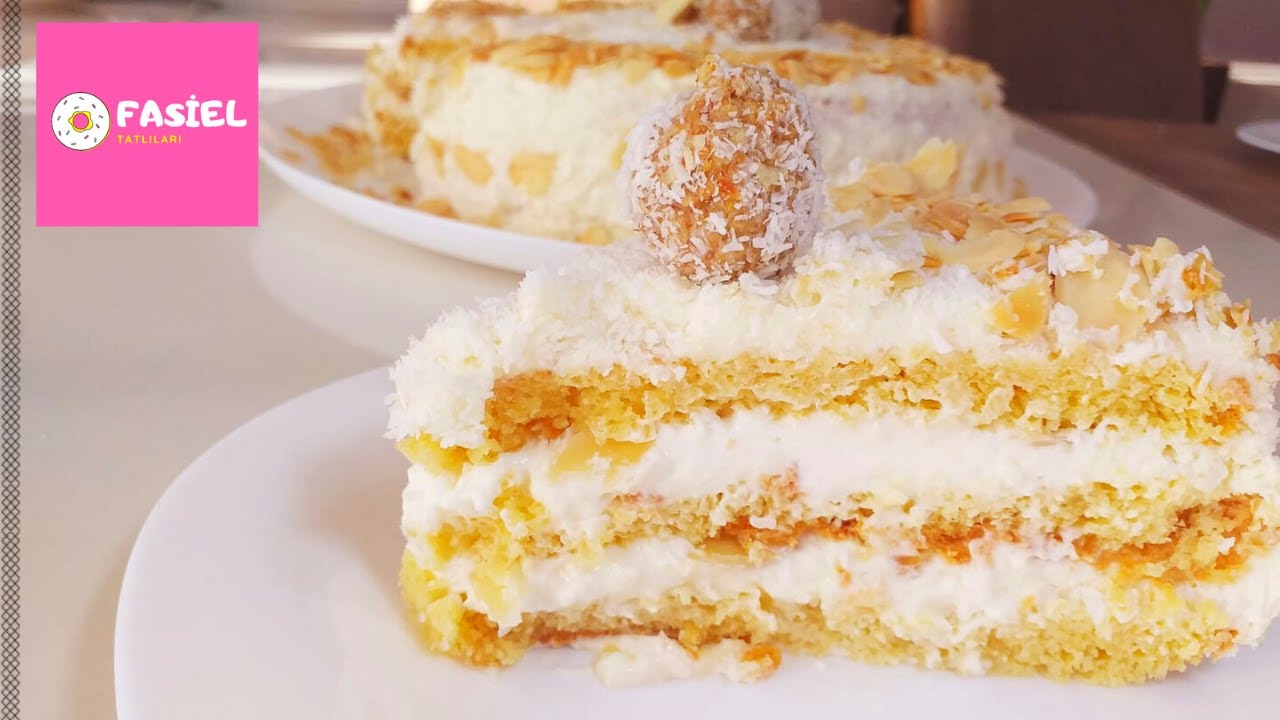 Raffaello Pasta Tarifi 🍰 Pasta Tarifleri YouTube