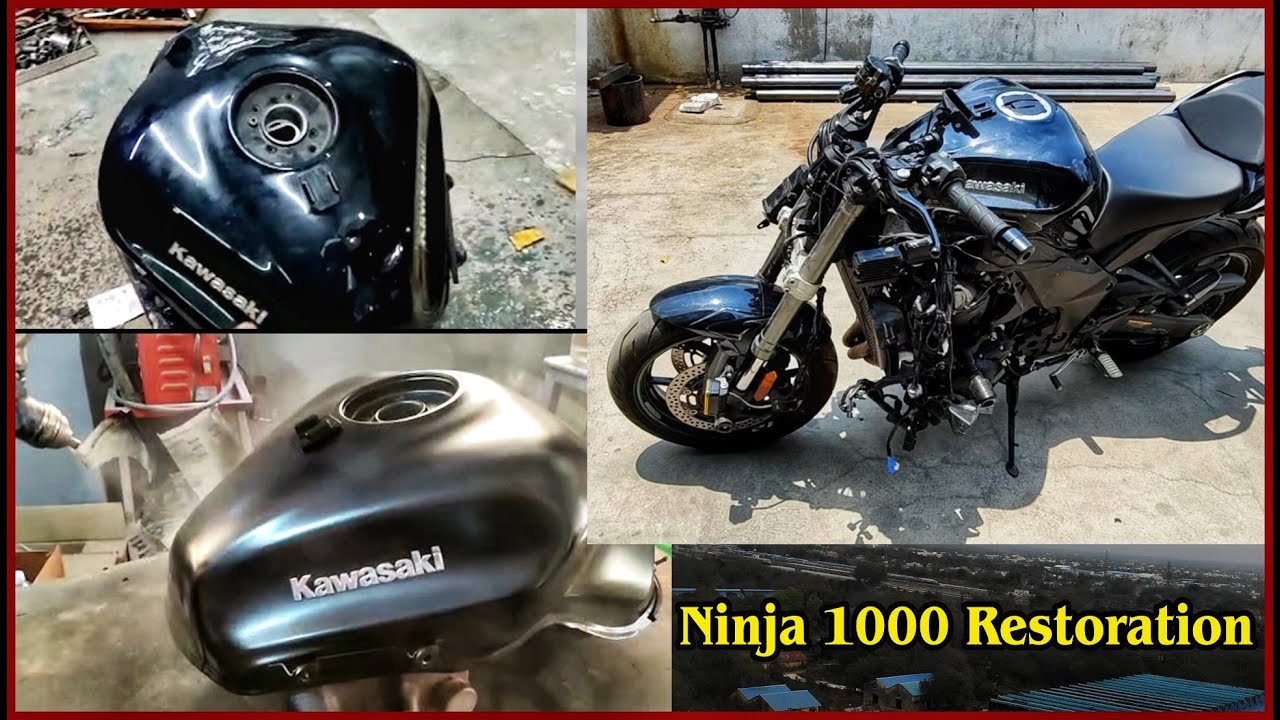 Our Ninja 1000 Restoration Process - Dracky Is Getting Ready Guys 🔥 | Enowaytion Plus