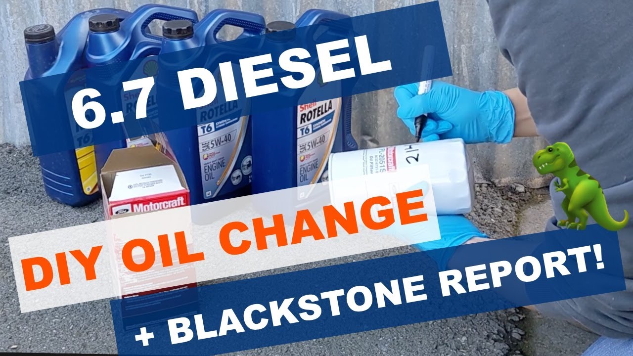 20112020 Ford Super Duty 6.7 oil change with Blackstone OCA 👨‍🔧 YouTube