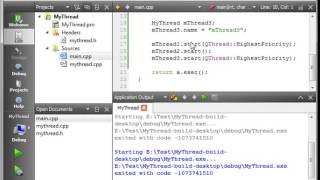 C   Qt 29   QThread part 2 the Priority
