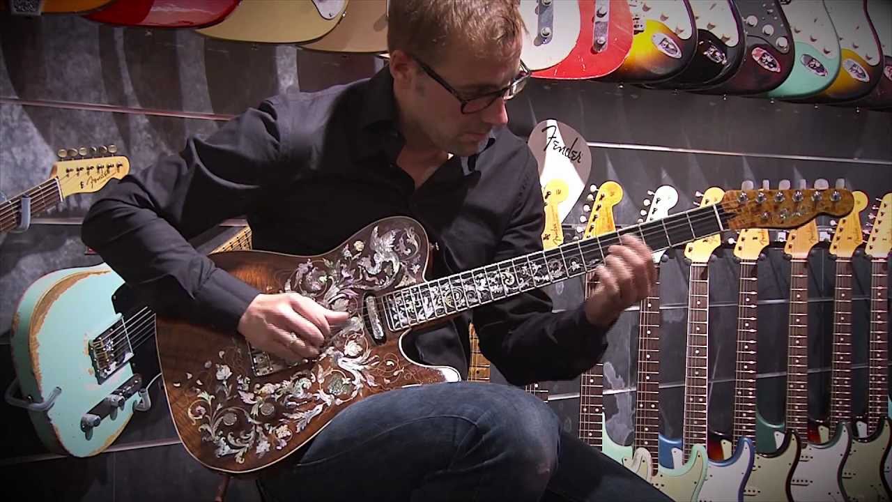 Teuerste Gitarre Der Welt Gibson Birdflower Telecaster - Die teuerste Fender Custom Shop Gitarre der