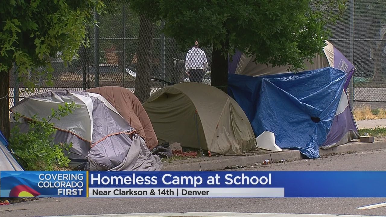 Homeless Camp Near Middle School Causing Concern For Neighbors - YouTube