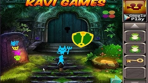 Kavi Black Cat Rescue walkthrough KaviGames.