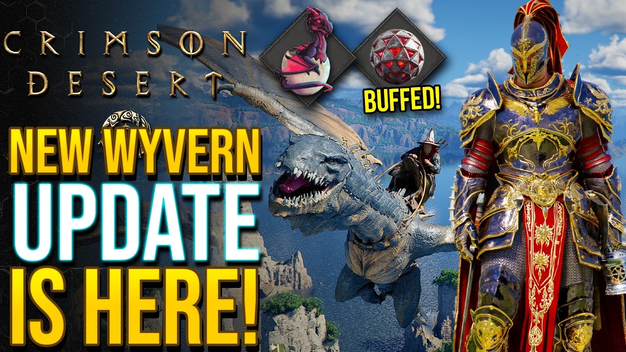 Another Insane Update Just Dropped! Crimson Desert Wyvern Update 1.08