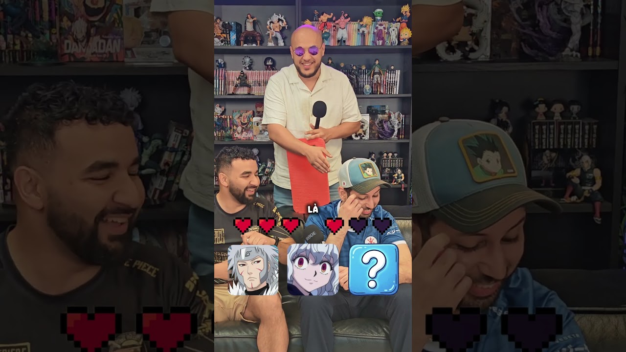 Devine les 3 personnages animés et manga !