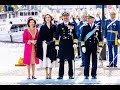 Danish royals on first state visit to sweden  day 1