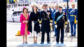 Danish Royals on first state visit to Sweden  Day 1