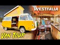 SMALLEST CAMPER TOUR | Volkswagen T2 Minibus Westfalia Camper Van Conversion