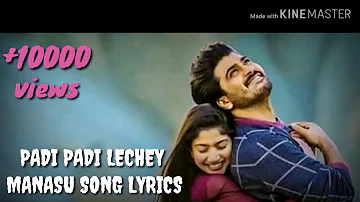 Padi padi leche manasu# nee vente nadichesthu 💕💕lyrical song