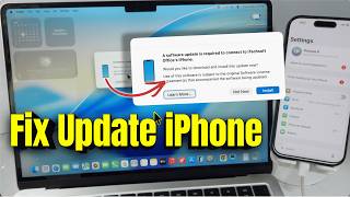 Can't Update iPhone on Mac Using Finder in macOS Tahoe | Update Won't Work