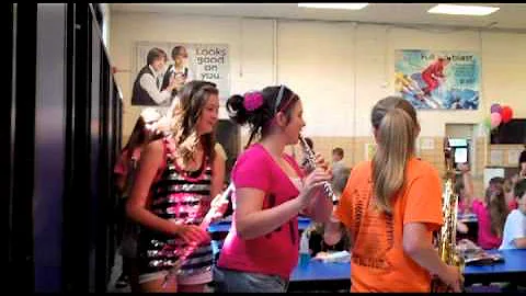 Flash Mob at Crestwood in celebration of Mary Huston