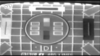 BBC1 TV - Testcard D with music (1960s)