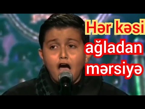 Bu nə aləmdi Hüseyn, sən yarali mən yarali - mərsiyə 2023 (uşaq mərsiyə oxuyur)