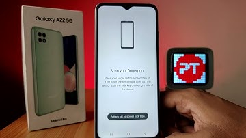 How to Add Fingerprint in Samsung Galaxy A22 5G