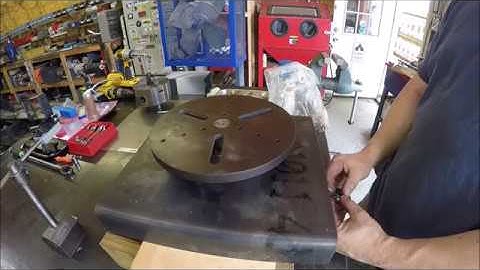 Rotary welding table build Part 5