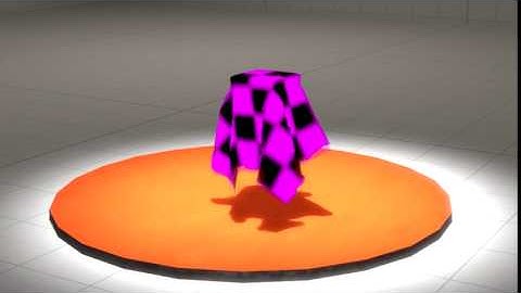 SFM cloth vertex animation test