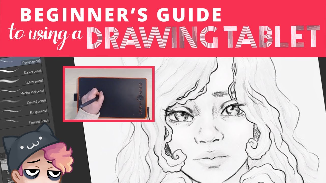 Drawing with a graphic tablet: tips and tricks.