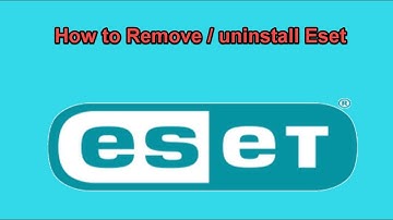 how to uninstall Eset