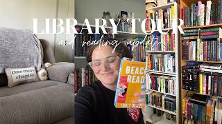 library tour and reading update! 📚☀️