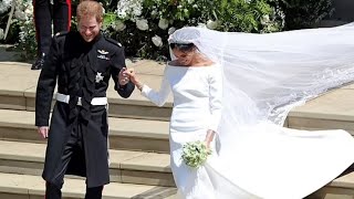 OMG!! Meghan Markle’s £100,000 Wedding Dress: Why The Queen Thought It Was 'Too White'