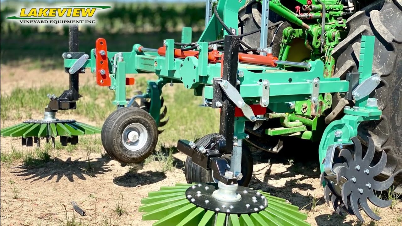 Clemens Finger Weeder/Roller Vineyard Mechanical Weed Control