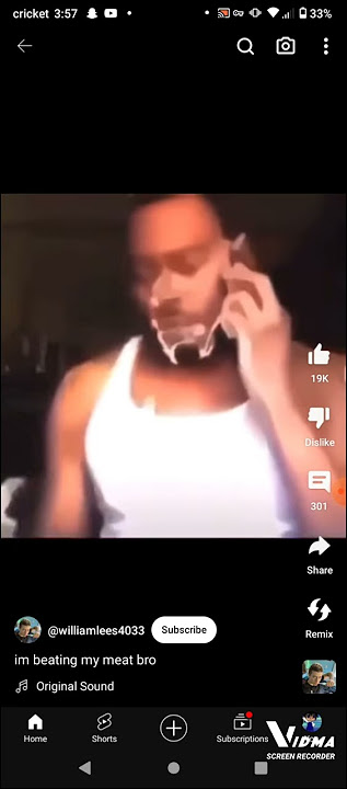 I'm beating my meat bro