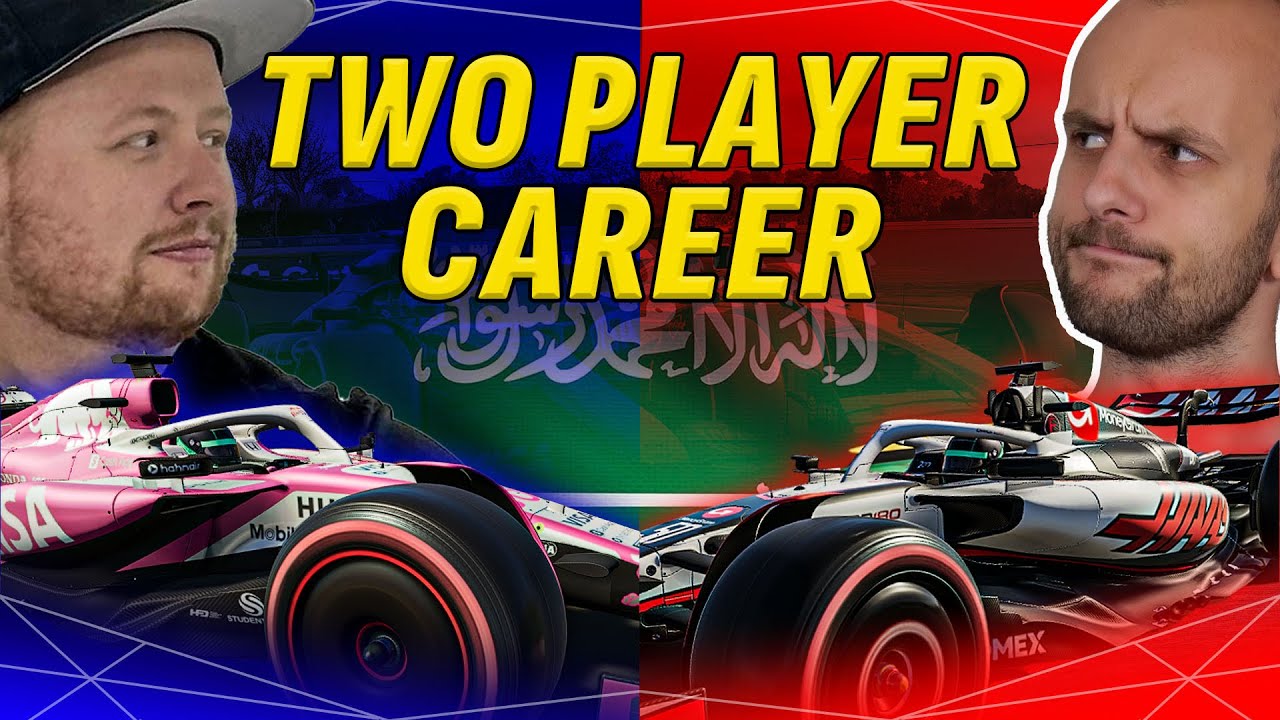 Our First On Track Battle: 2 Player Career Part 2 - Jeddah
