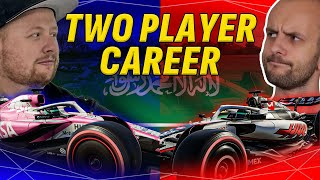 Our First On Track Battle: 2 Player Career Part 2 - Jeddah