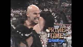 El Matador Tito Santana Vs Damian Demento Prime Time Nov 16Th, 1992
