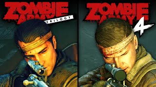 Zombie Army 4 vs Zombie Army Trilogy | Direct Comparison