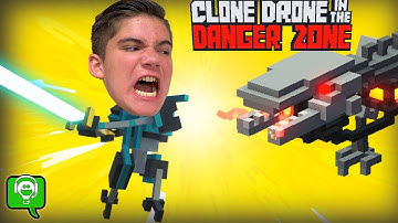 Co-Op in Clone Drone in the Danger Zone on HobbyGaming